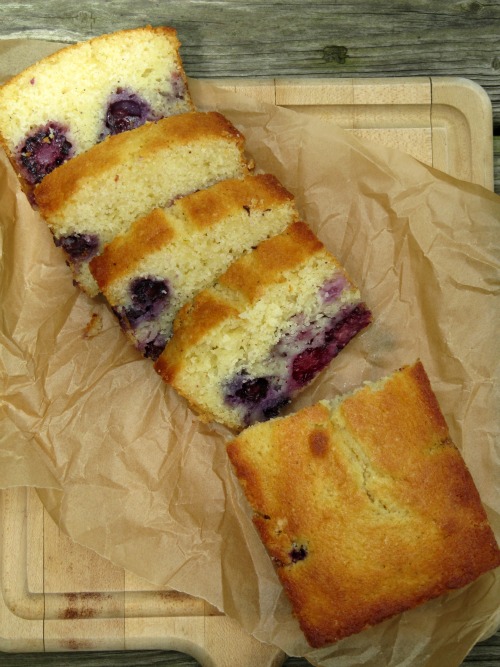 Blueberry & Blackberry Ricotta Custard Cake