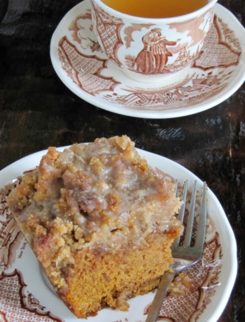 Pumpkin Cake with Brown Sugar Glaze