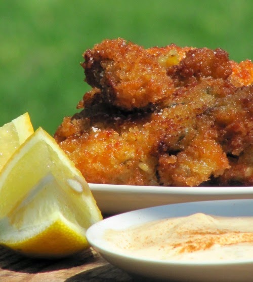 Fried Oysters with Tomato Remoulade