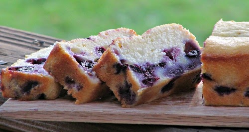 Lemon  Blueberry Pound Cake