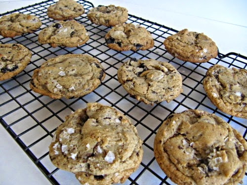 Salted Triple Chocolate Cookies