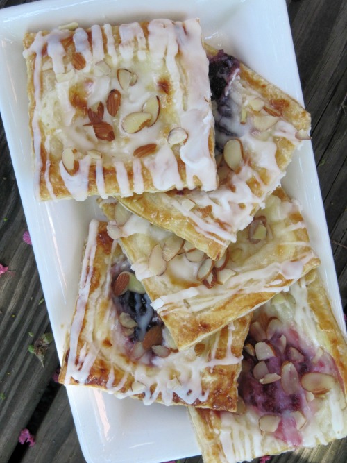 cream cheese and fruit pastries