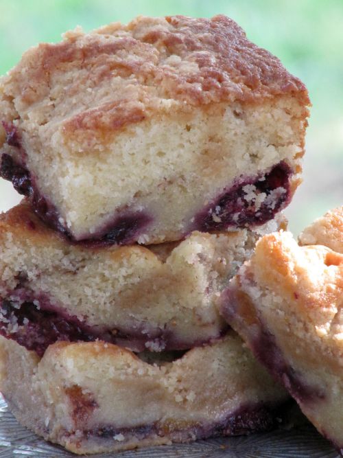 Blackberry, Peach, and Fig Coffee Cake