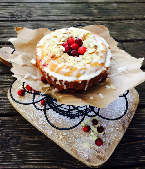 Cranberry Almond Bundt Cake