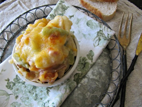 Caramelized Onion Goat Cheese Macaroni