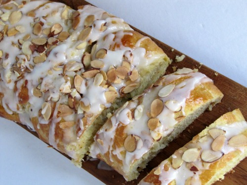 Glazed Almond Breakfast Bread