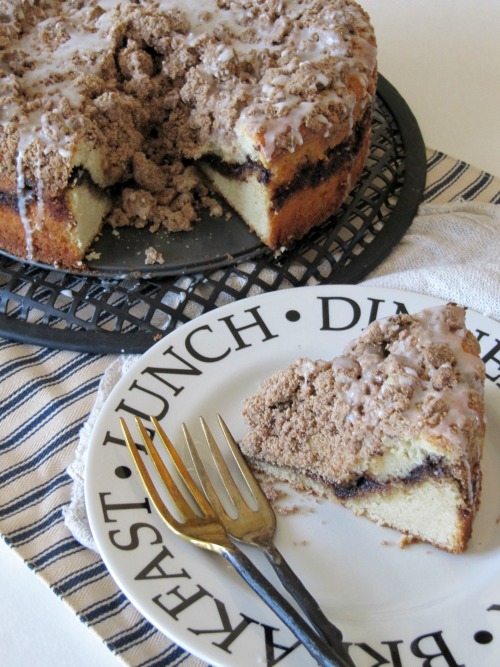 Triple Cinnamon Coffee Cake with Crumb Topping