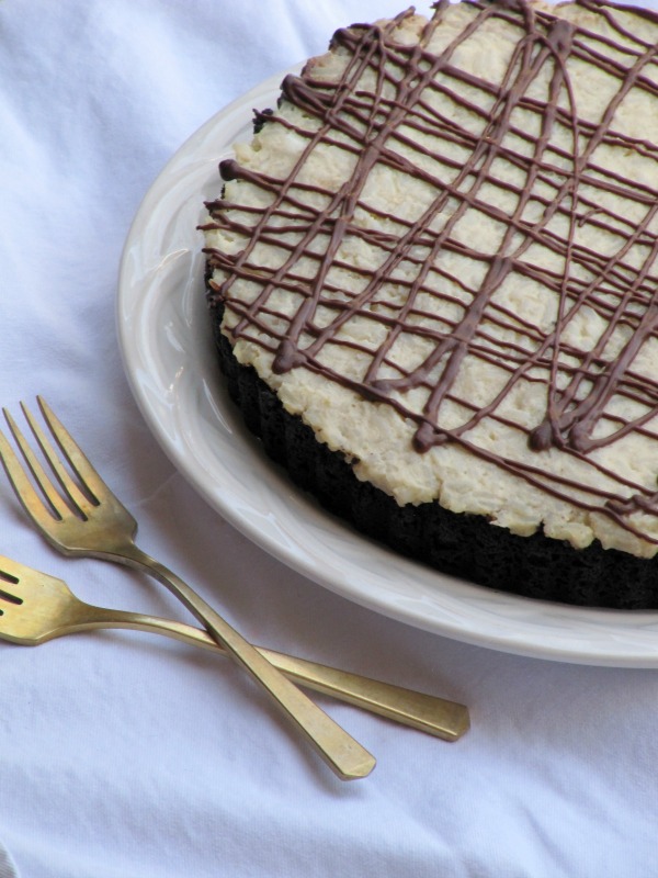 Chocolate Ganache Rice Pudding Tart