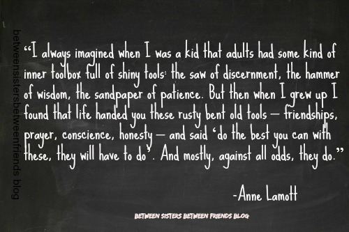 Anne Lamott quote. 