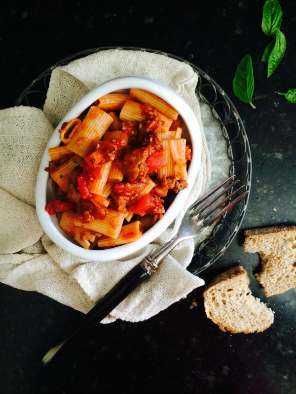 Spicy Sausage Rigatoni