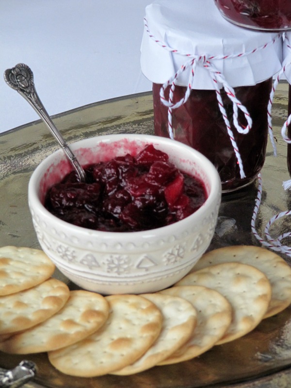 Easy Homemade Christmas Gifts- Day 5 Cranberry Apple Chutney