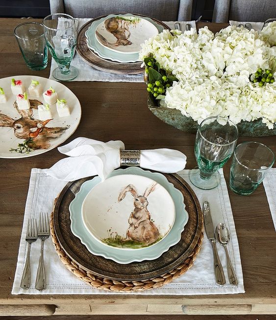 Saturday Selections: Easter Bunny Plates, Pillows and More