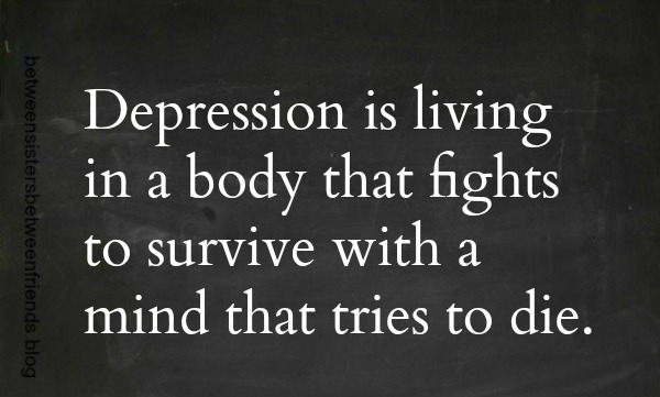 The Elephant in the Room…Depression