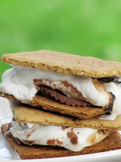 summer bucket list, peanut butter cup s'mores. 