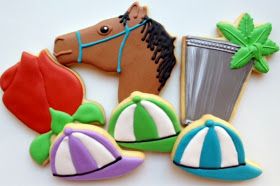 Kentucky Derby Inspired cookies
