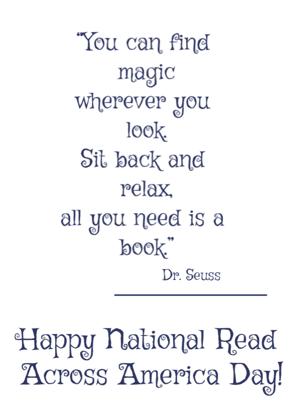 Happy National Read Across America Day