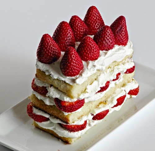 strawberry-filled-layer cake, 10 beautiful easter desserts.