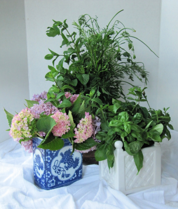 Decorating with Herbs & Flowers