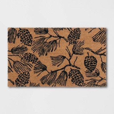 Pinecone Welcome Mat