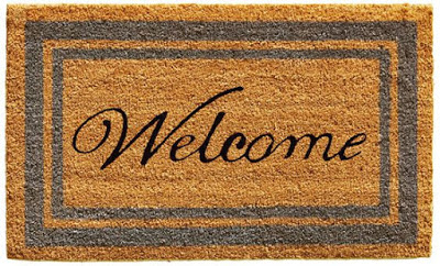 Throw Down A New Welcome Mat For Family and Friends!