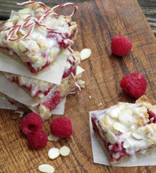 Raspberry Almond Bars