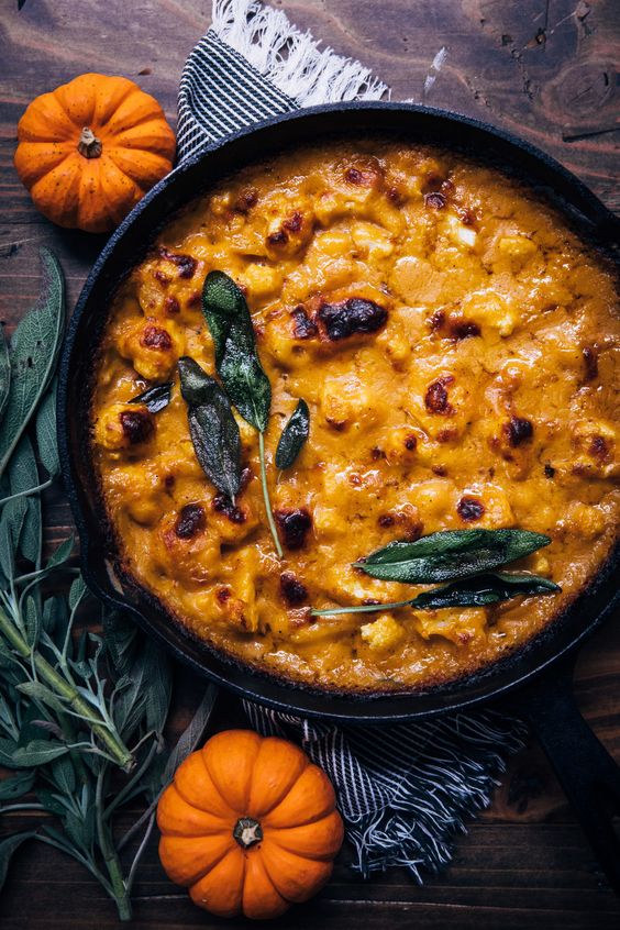 Pumpkin Cauliflower Gratin