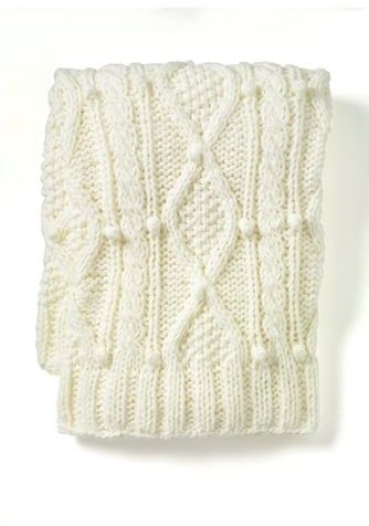 Cableknit Throw