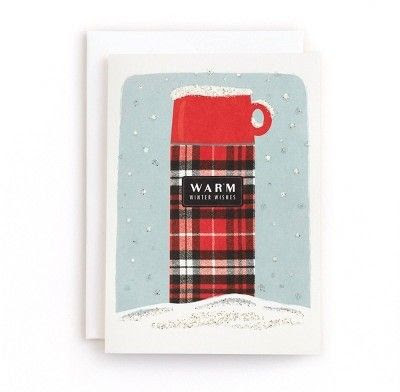 Minted Plaid Thermos Cards