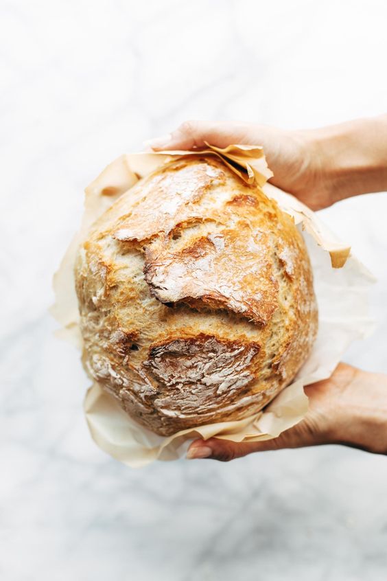 No Knead Bread Pinch of Yum