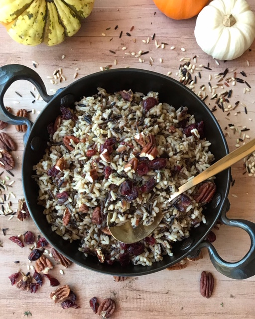 Wild Rice with Pecans and Cranberries and 5 Other Thanksgiving Side Dishes for Your Table