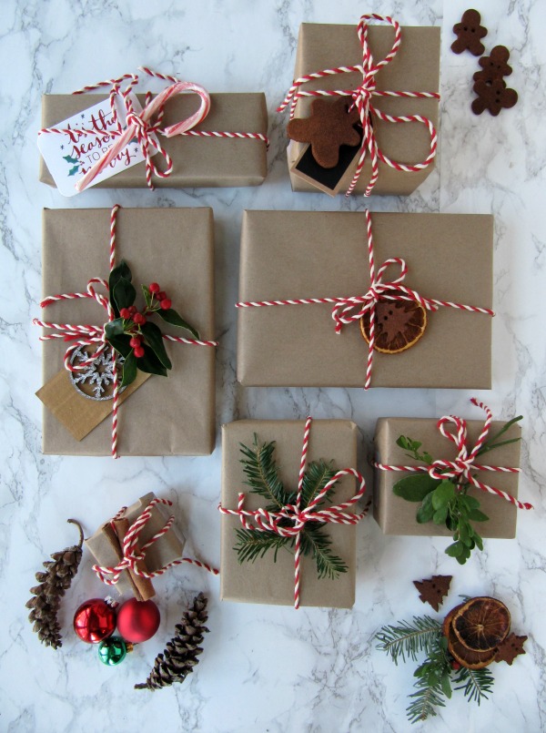 Easy Holiday Gift Wrapping with a Natural and Homemade Touch