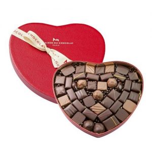Heart shaped box of La Maison du chocolate 