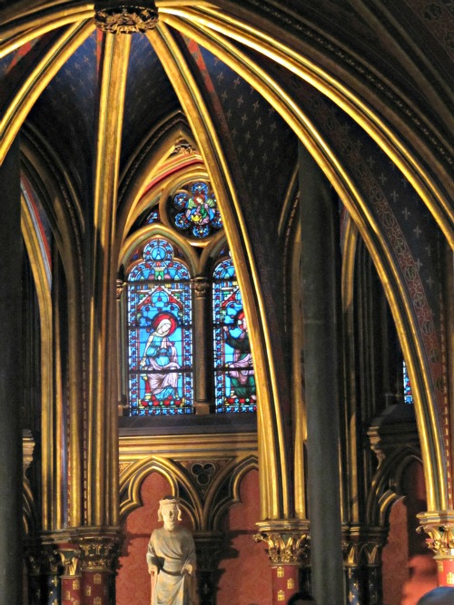 Interior of Sainte-Chapelle