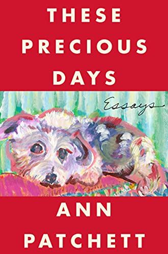These Precious Days colorful book cover with a dog