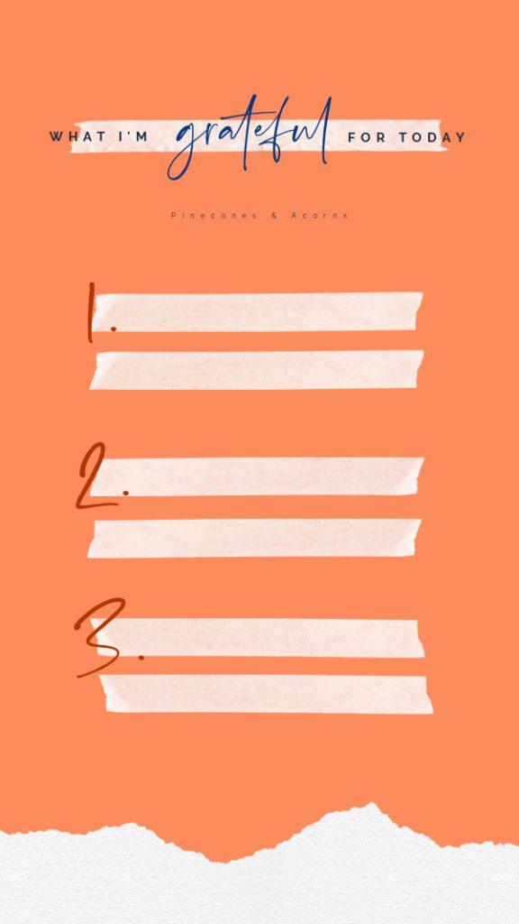 gratitude list