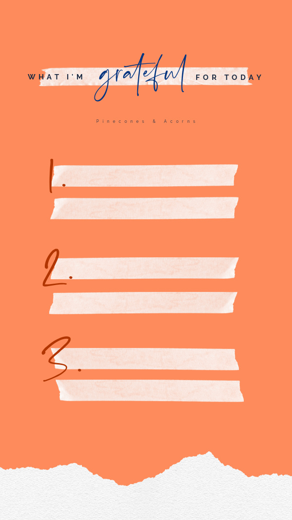 gratitude list