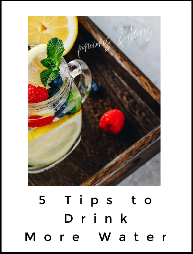 5 tips to drink more water