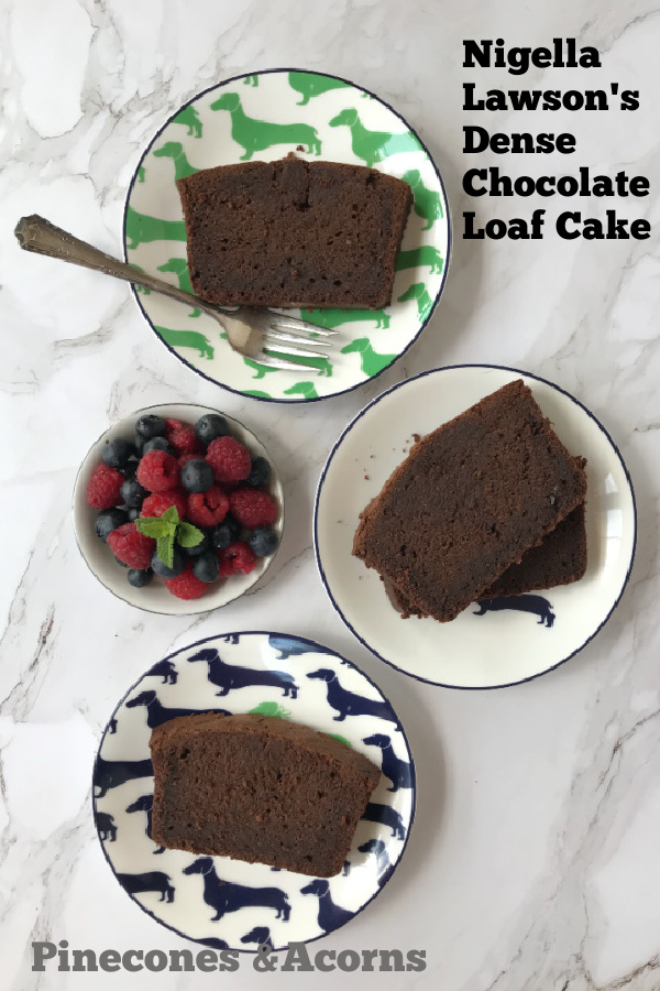 dense chocolate loaf cake