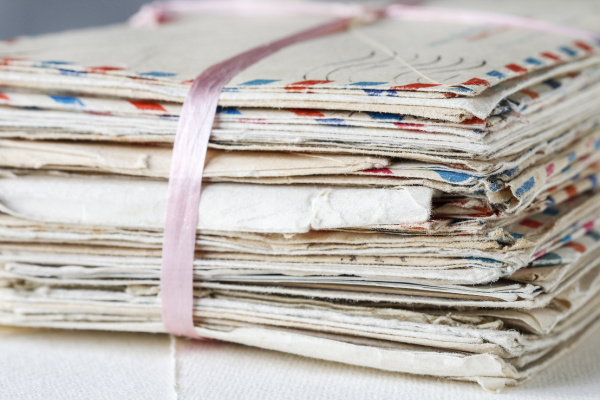 vintage air mail letters