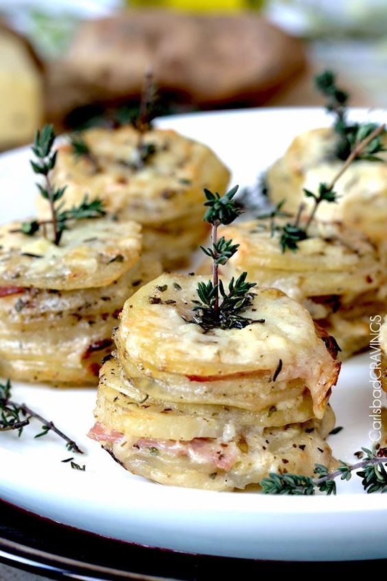 Friday Favorites Potato gratin stacks