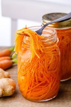 Pickled carrots 