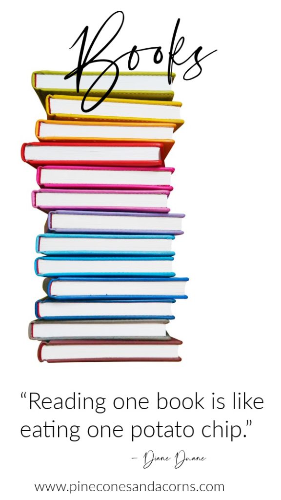 Friday Favorites Books reading one book is like eating one potato chip Diane Duane