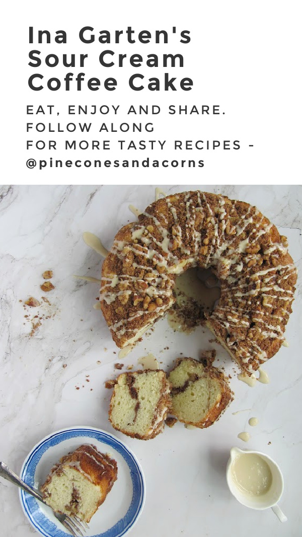 Ina Garten Sour Cream Coffee Cake Pin