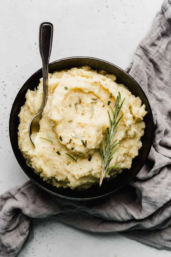 Browned butter mashed potatoes