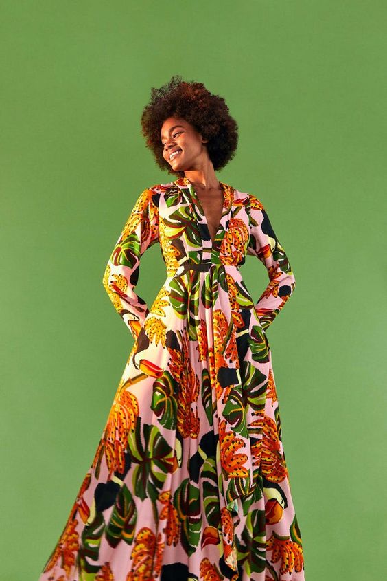 Pink Toucananas Maxi Dress