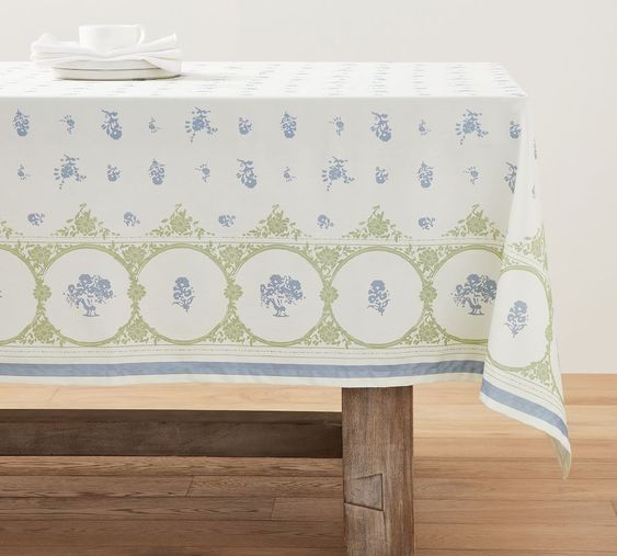 Julia Berolzheimer Millie Outdoor Oilcloth Cotton Tablecloth