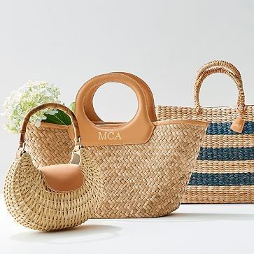 Wicker handbags