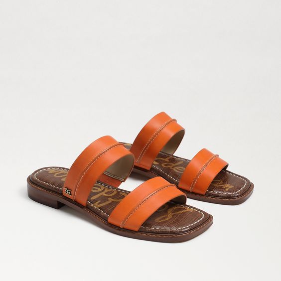 Orange Sam Edelman sandals