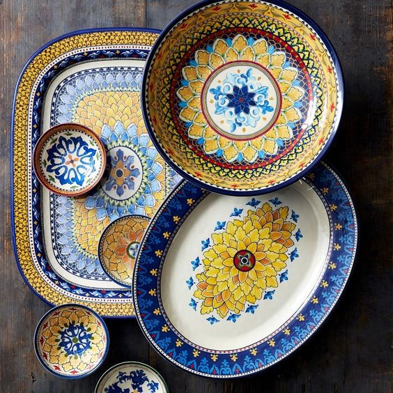 Sicily outdoor melamine platter 