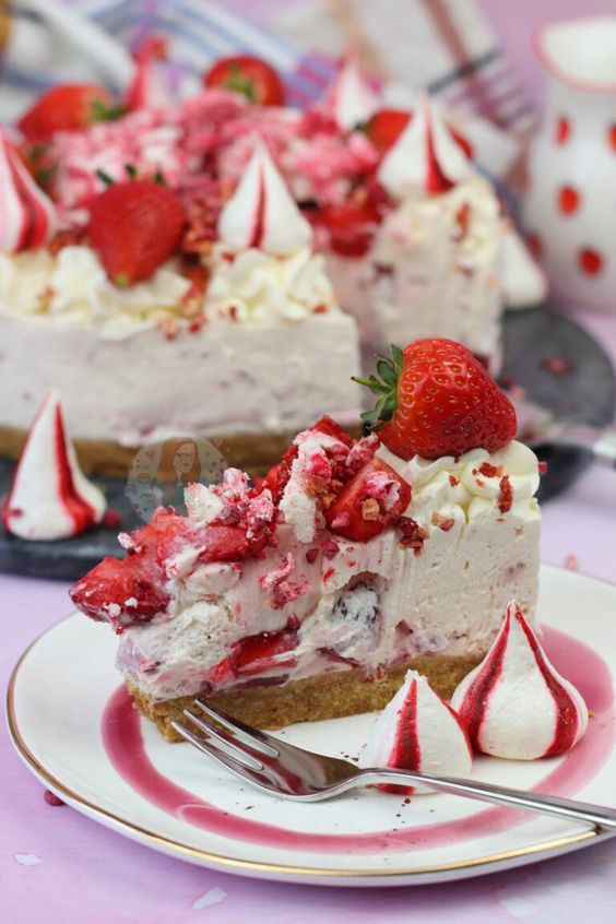 No bake Eton mess Cheesecake